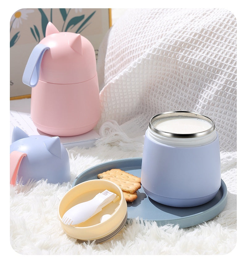 Stainless Steel Kitty Food Flask