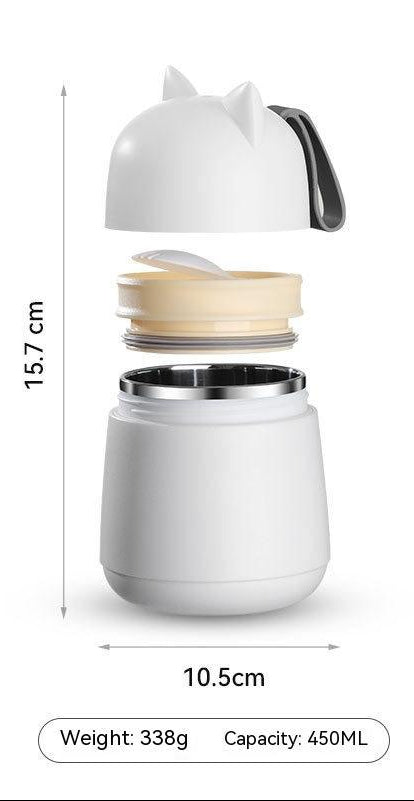 Stainless Steel Kitty Food Flask