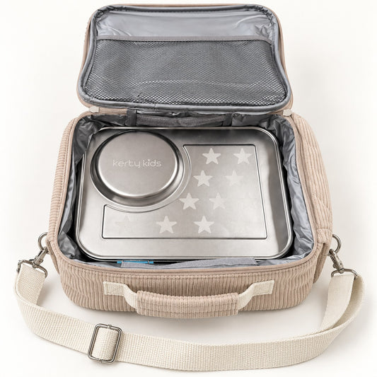 Large Capacity Corduroy Lunch Bag