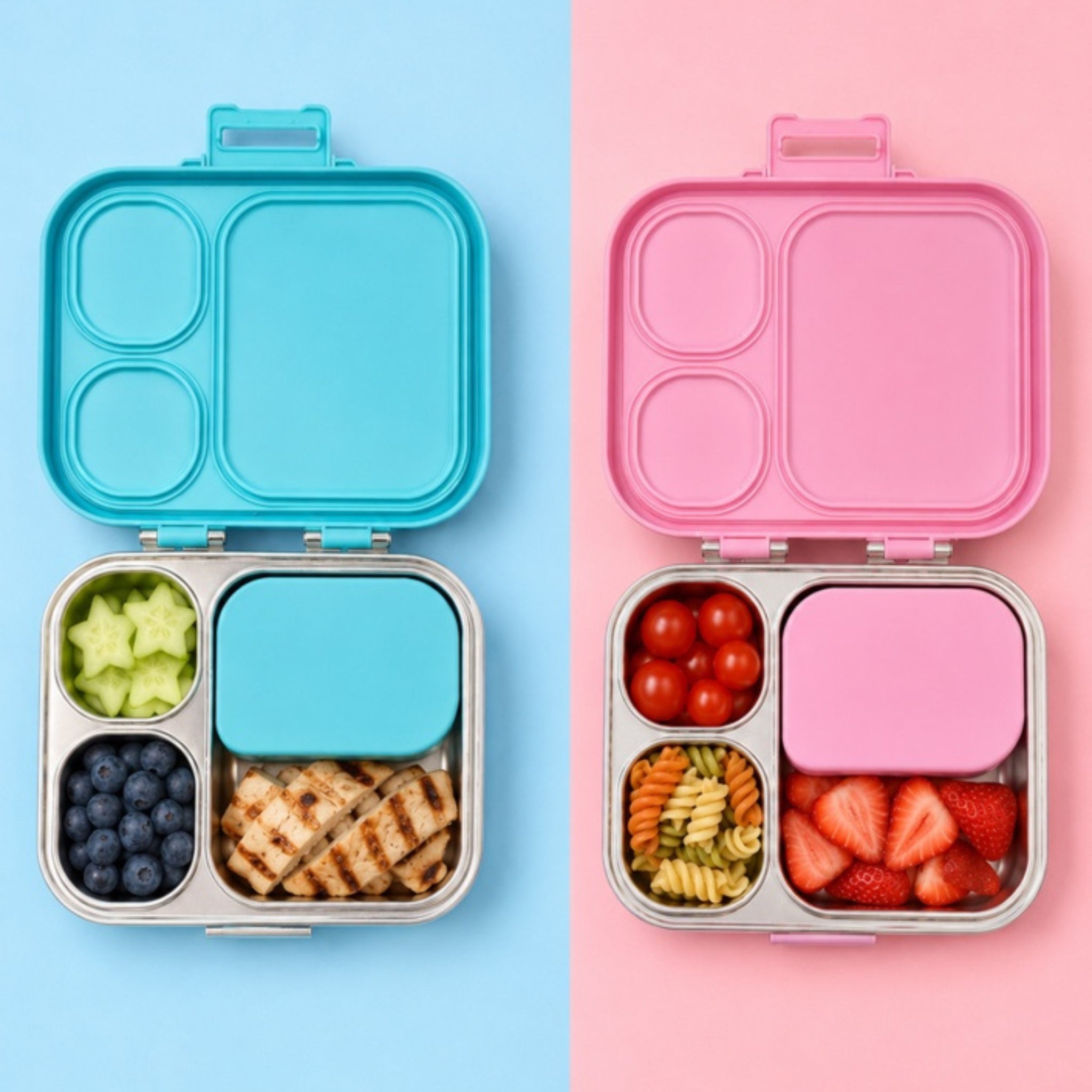 'EasyBox' Stainless Steel Kids Lunch Box