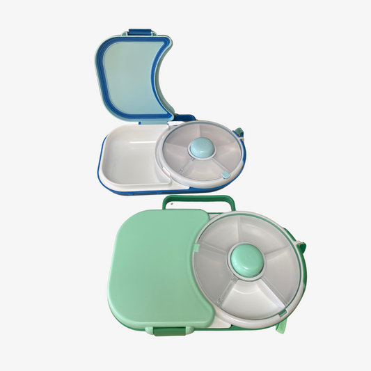 Lunchbox with Removable Spinning Snack Container