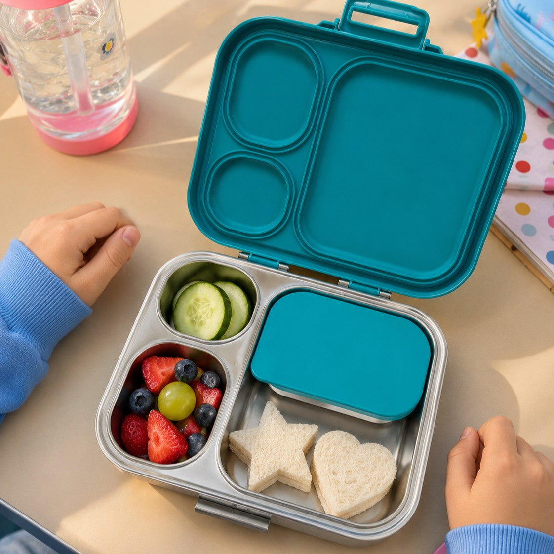 'EasyBox' Stainless Steel Kids Lunch Box